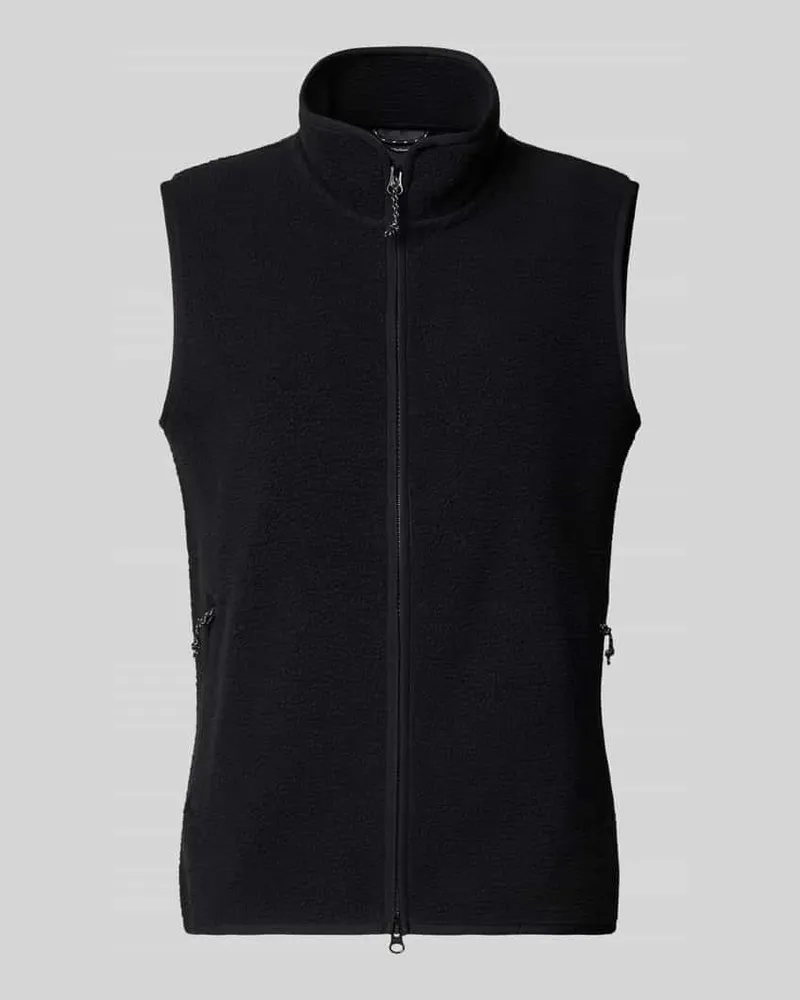 Peak Performance Regular Fit Weste mit Stehkragen Modell 'Pile Black