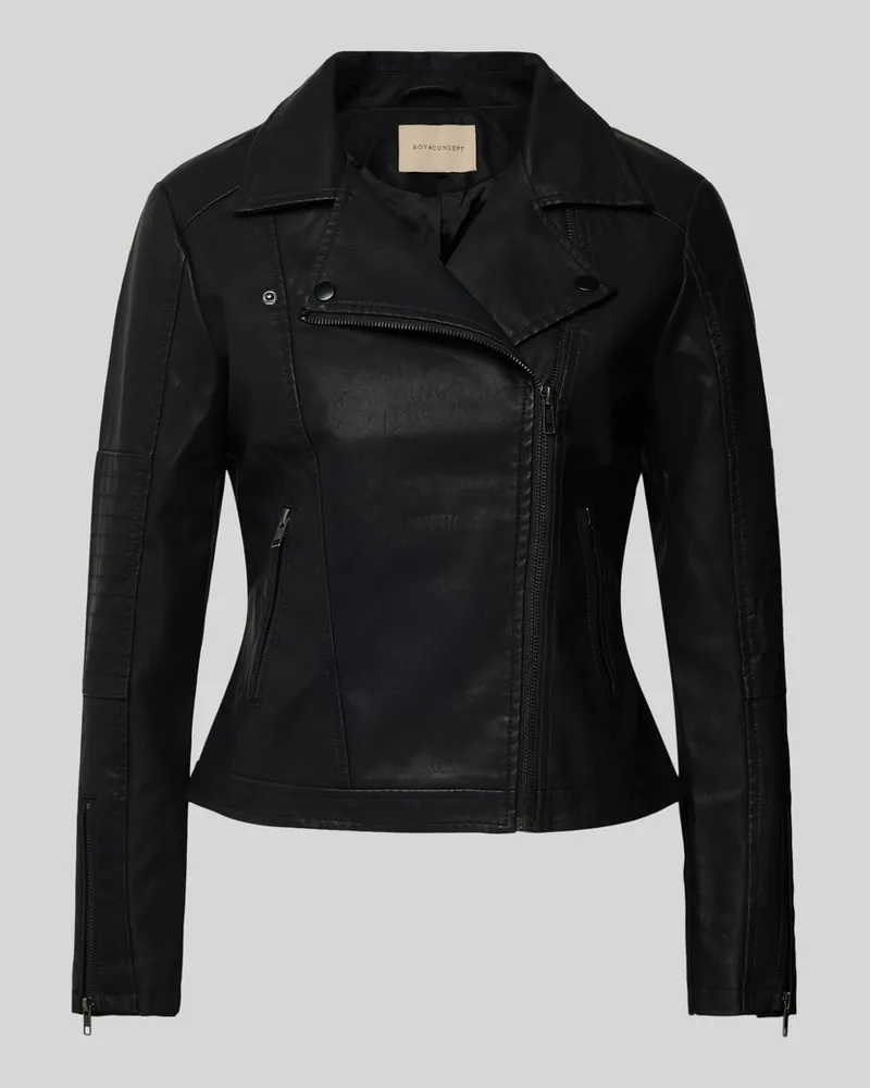 Soyaconcept Jacke mit Reißverschluss Modell 'GUNILLA Black