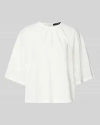 Max Mara Blusenshirt mit Rundhalsausschnitt Modell 'CRESPO Weiss