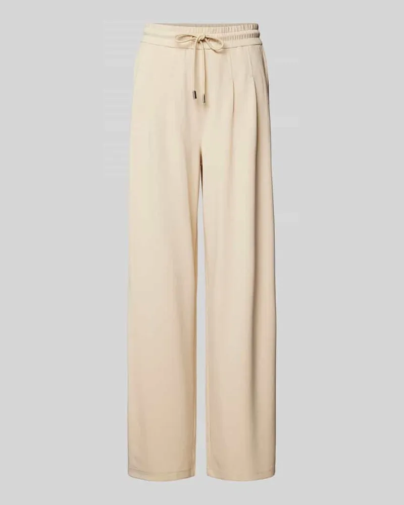 HUGO BOSS Stoffhose mit elastischem Bund Modell 'Esrah Sand