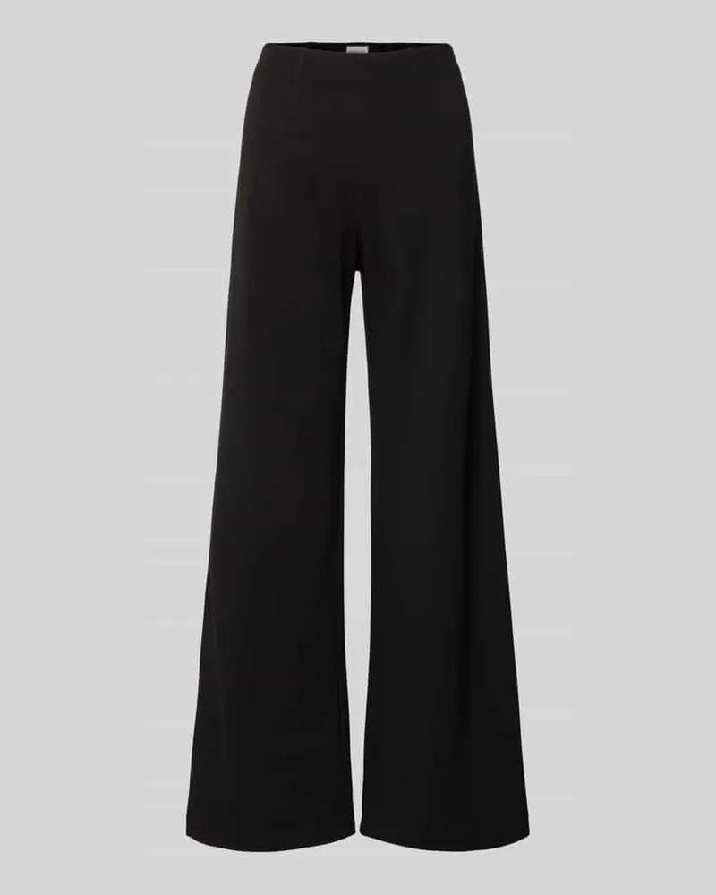 SEDUCTIVE  Flared Stoffhose mit elastischem Bund Modell 'KIMBERLEY Black