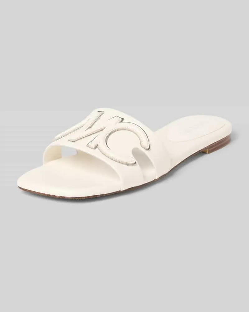 Marc Cain Sandalen mit Logo-Detail Weiss