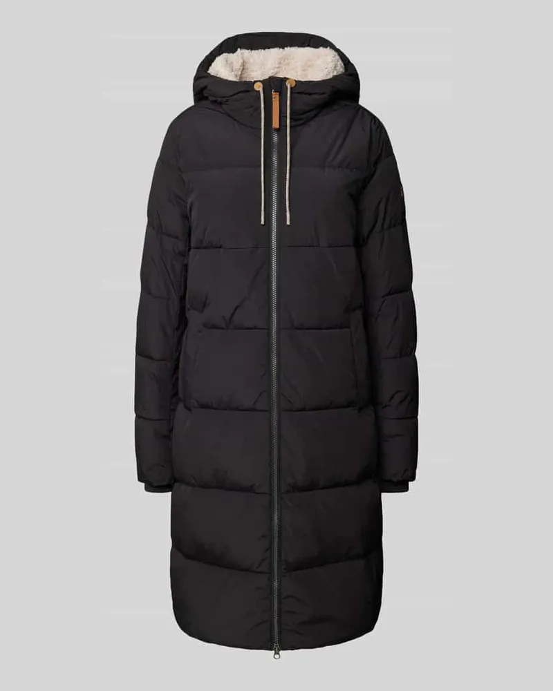 Camel Active Steppmantel mit Kapuze Black