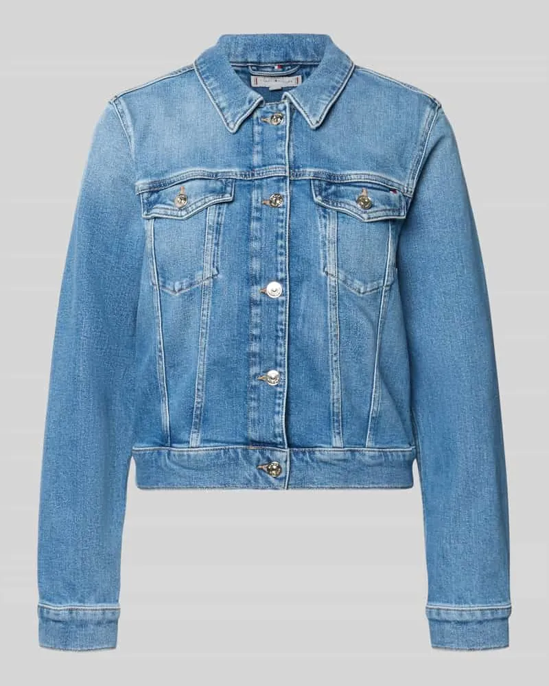 Tommy Hilfiger Slim Fit Jeansjacke Modell 'DNM FINN SLIM JACKET LS Jeansblau