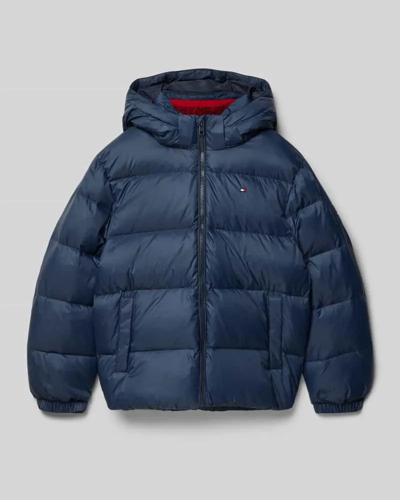 Tommy Hilfiger Regular Fit Daunenjacke mit Steppnähten Marine