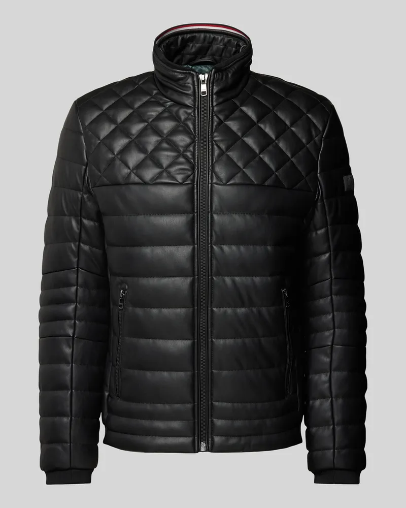 McNeal Steppjacke mit Stehkragen Black