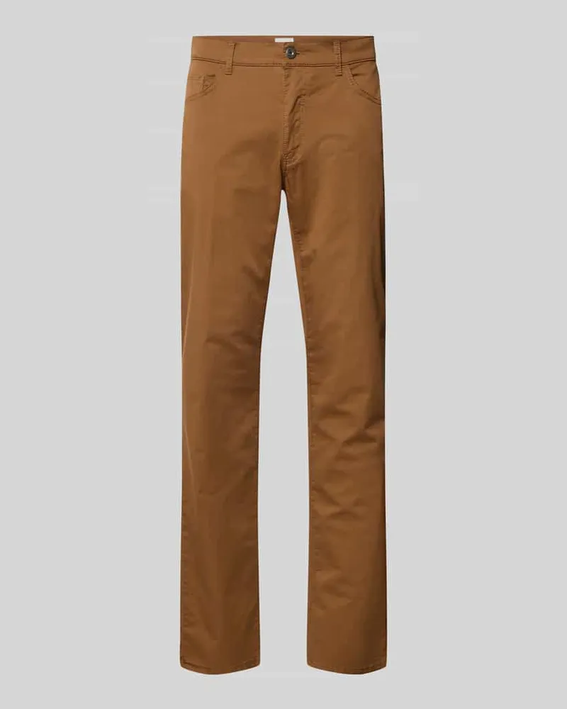 Brax Regular Fit Stoffhose mit Lyocell-Anteil Modell 'Cadiz Camel