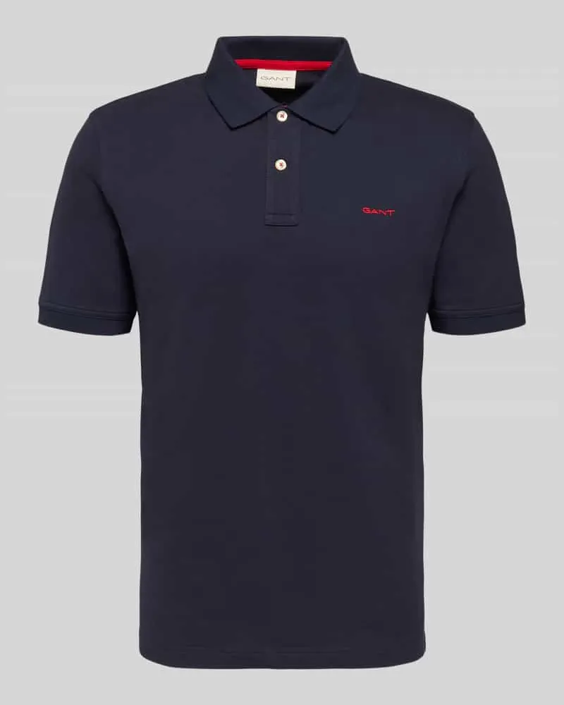 Gant Regular Fit Poloshirt mit Logo-Stitching Marine