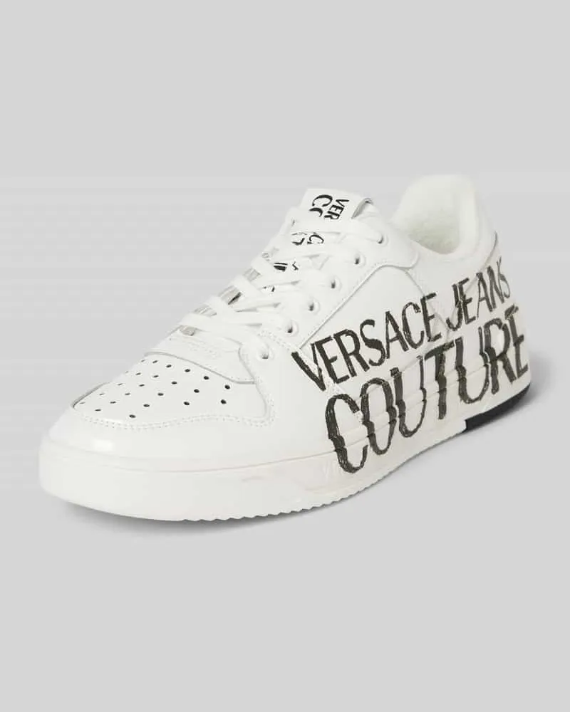 Versace Jeans Sneaker mit Label-Print Modell 'FONDO STARLIGHT Weiss