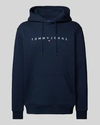 Tommy Hilfiger Hoodie mit Label-Stitching Marine