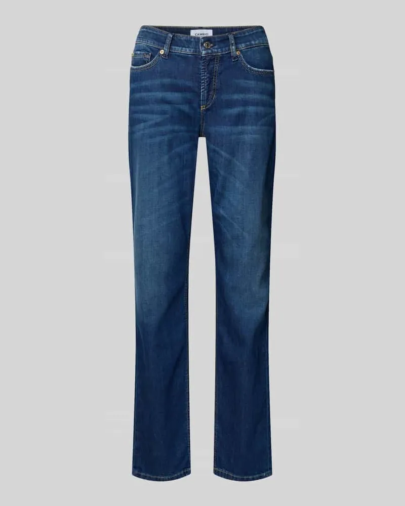 Cambio Slim Fit Jeans mit 5-Pocket-Design Blau