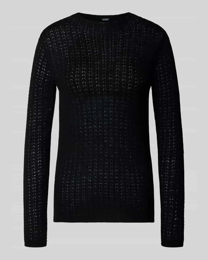 JOOP! Regular Fit Pullover aus reiner Wolle Modell 'Kava Black