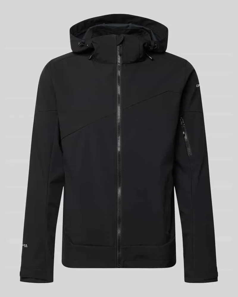 Icepeak Regular Fit Jacke mit Kapuze Modell 'BARMSTEDT Black