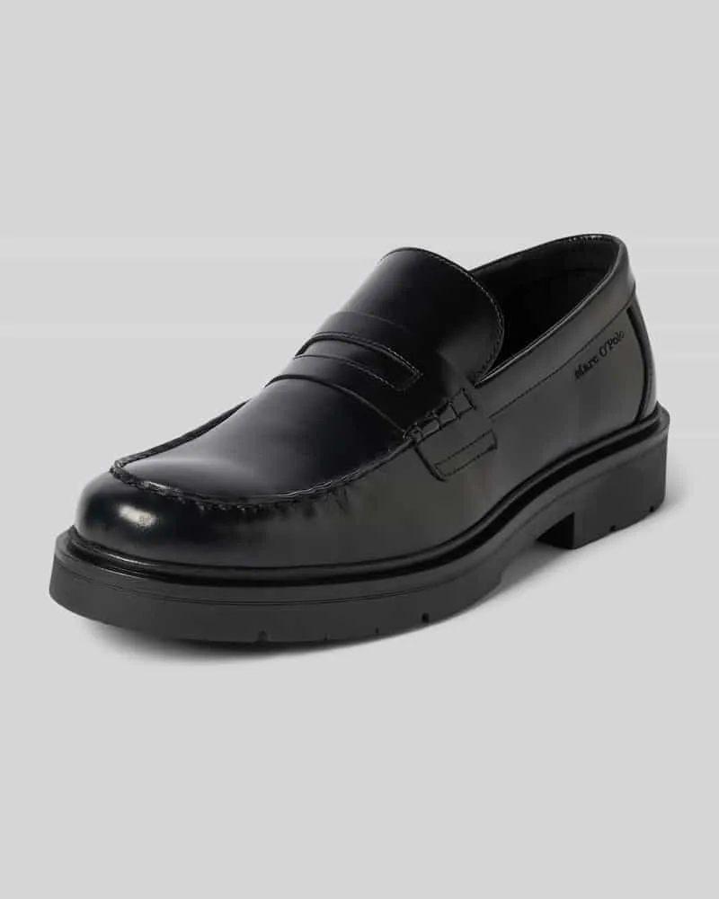 Marc O'Polo Slipper aus Rindsleder Black