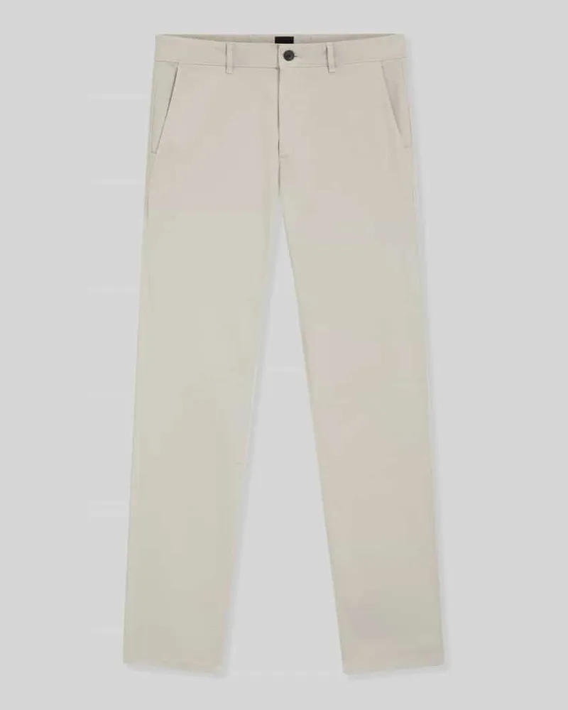 HUGO BOSS Slim Fit Chino aus Baumwoll-Mix Modell 'CHINO SLIM Beige