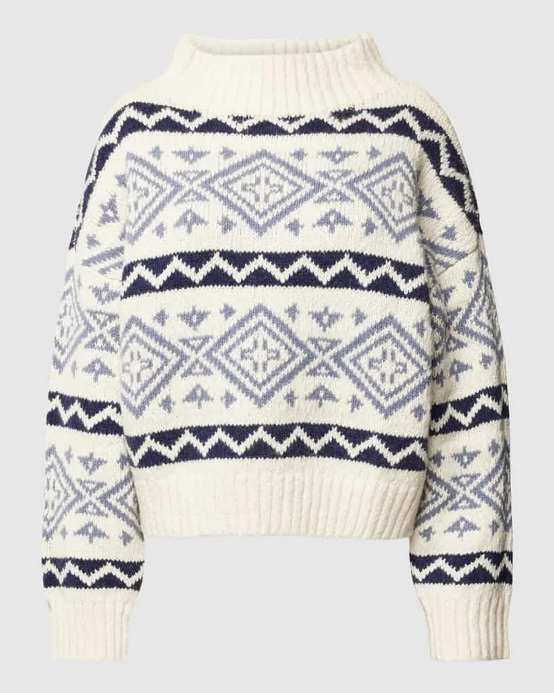 Ralph Lauren Strickpullover mit Turtleneck Offwhite