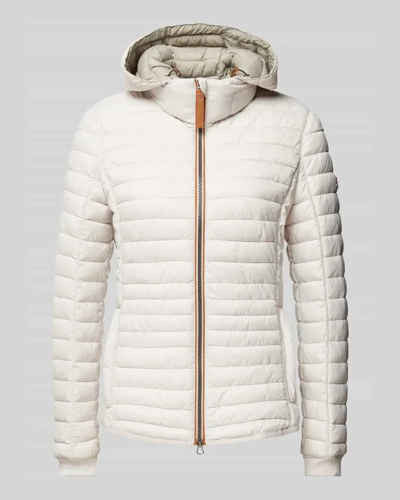 Camel Active Steppjacke mit Zweiwege-Reißverschluss Kitt