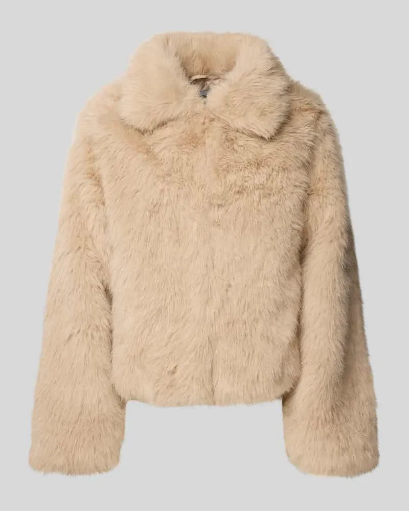 Noisy may Jacke mit Reißverschluss Modell 'EVIE Beige
