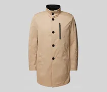 Slim Fit Trenchcoat mit Stehkragen