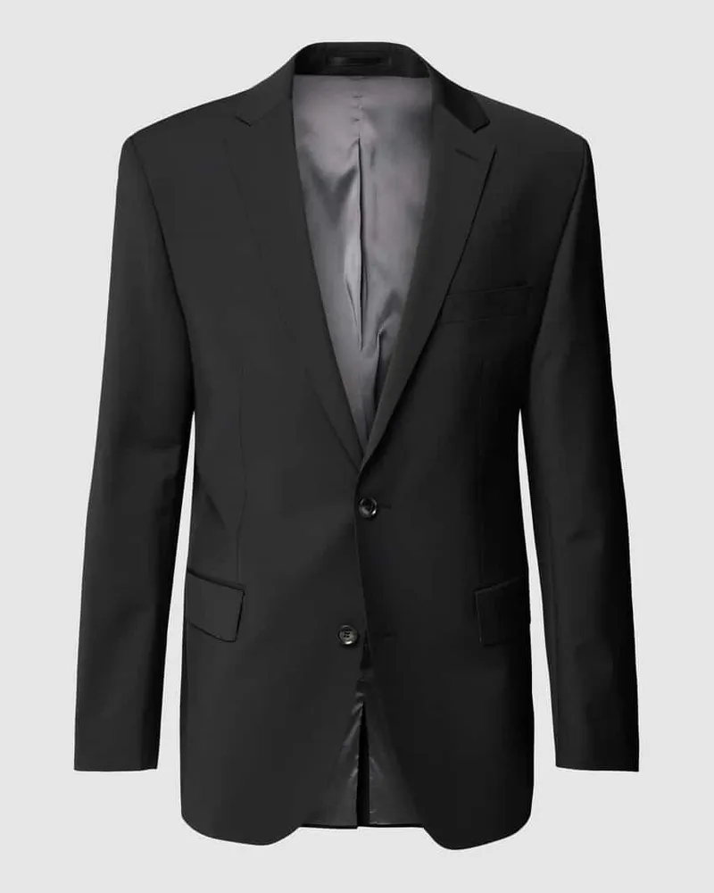 Carl Gross 2-Knopf-Sakko mit Strukturmuster Modell 'Ted Black