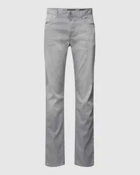 Alberto Regular Fit Jeans im 5-Pocket-Design Modell 'PIPE Silber