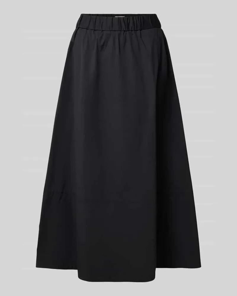 Vera Mont Midirock mit elastischem Bund Black