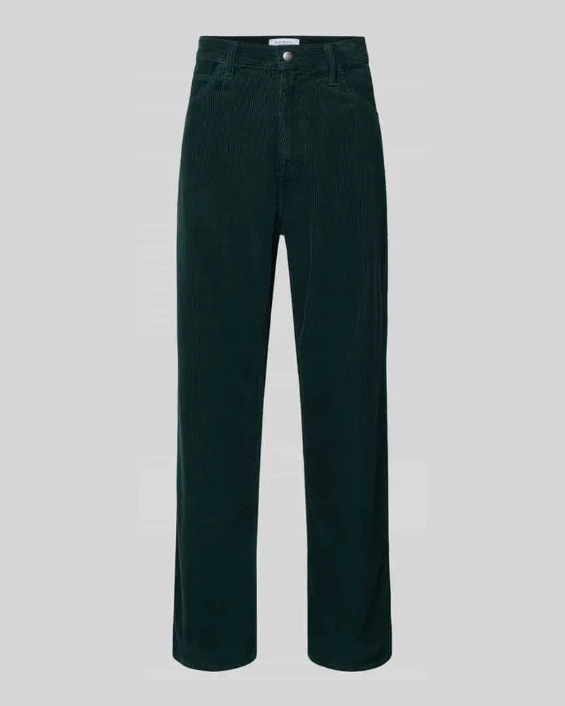 Edwin Jeans Cordhose mit Eingrifftaschen Modell 'MATRIX PANT Dunkelgruen