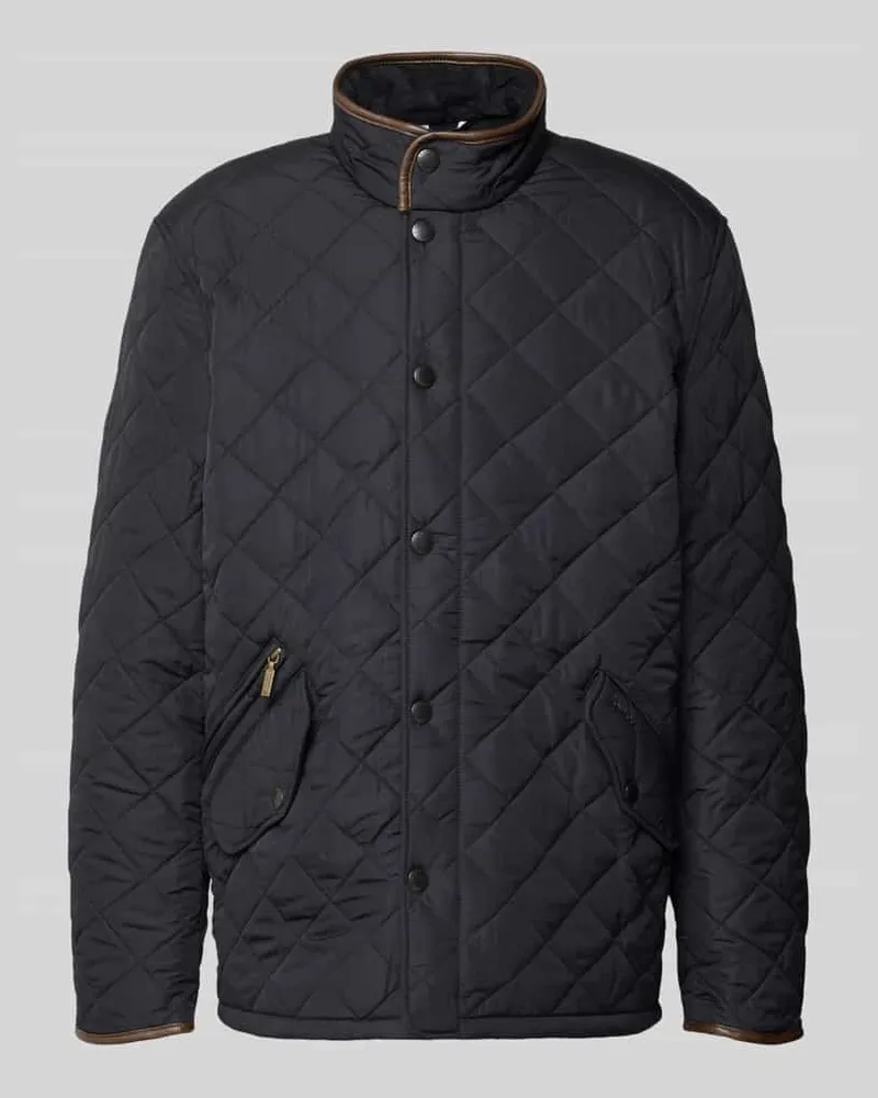 Barbour Steppjacke mit Rautensteppung Modell 'POWELL Black