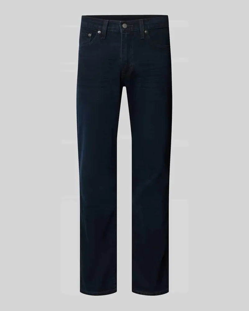 Levi's Slim Fit Jeans aus Baumwoll-Mix Modell '511 Dunkelblau