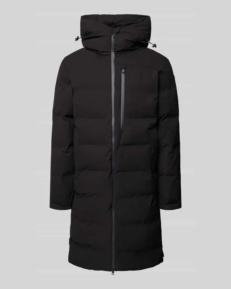 Luhta Steppmantel mit Zweiwege-Reißverschluss Modell 'KAUSTINEN Black