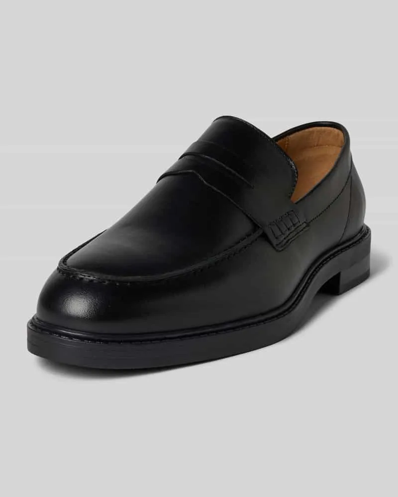 Selected Homme Loafer aus echtem Rindsleder Modell 'BLAKE Black