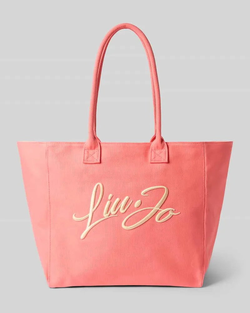 Liu Jo Shopper mit Label-Stitching Modell 'PLENTIA Koralle