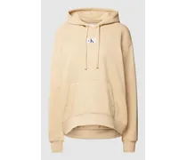 Oversized Hoodie mit Label-Patch