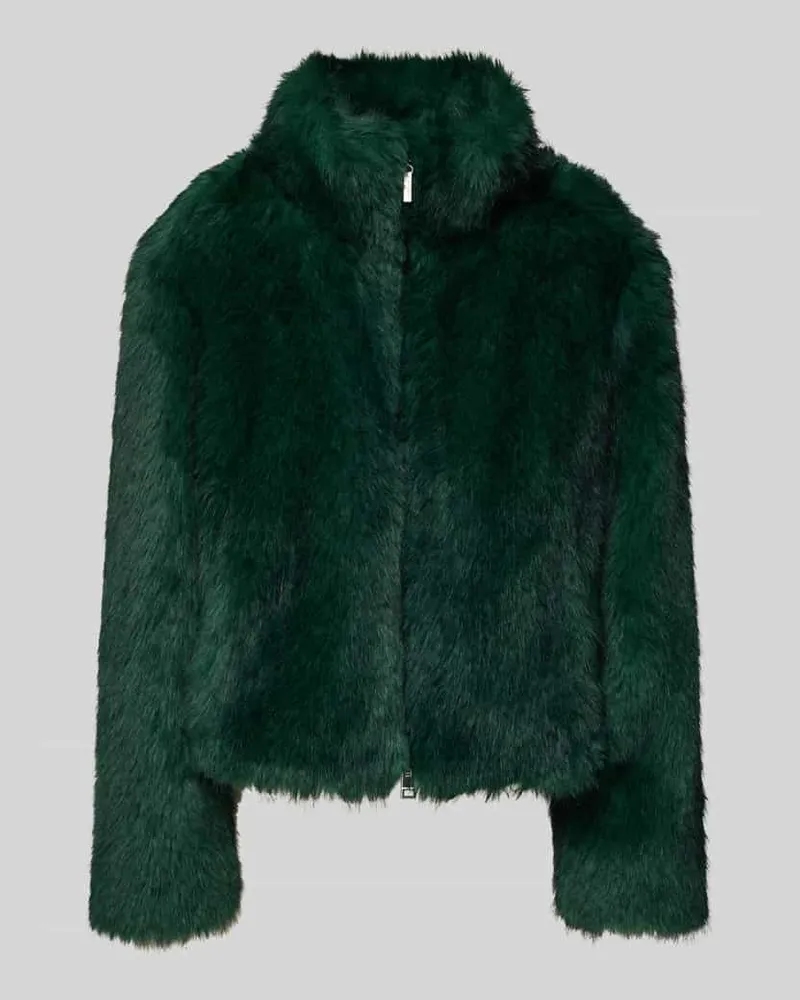 Marc Cain Jacke aus Kunstfell Dunkelgruen