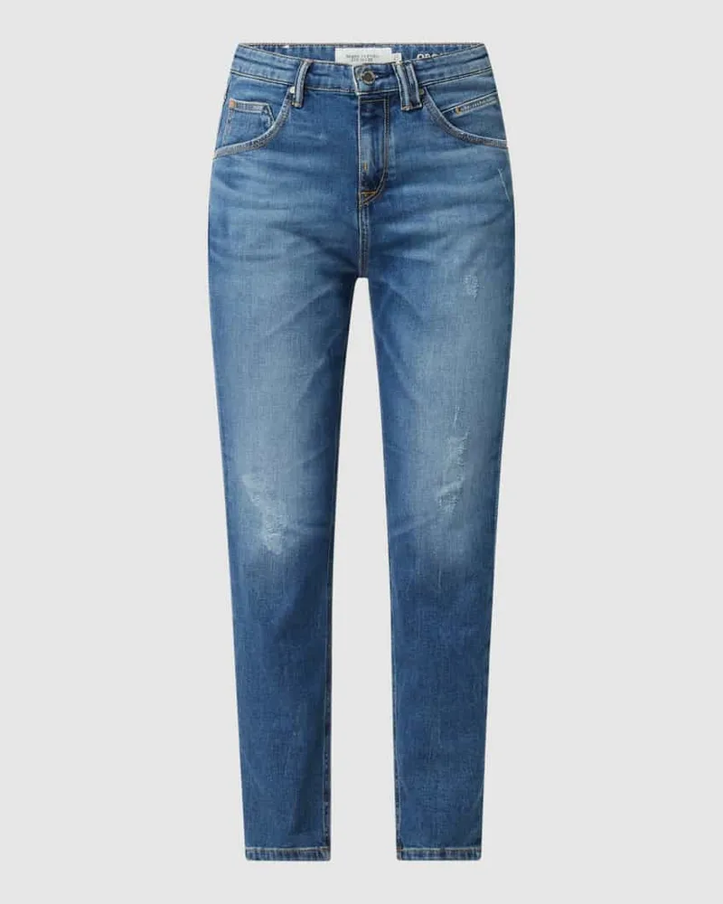 Marc O'Polo Slim Fit Jeans mit Stretch-Anteil Modell 'Freja Jeansblau