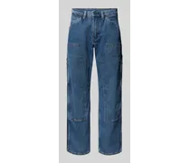 Regular Fit Jeans mit verstärktem Kniebereich Modell 'WORKWEAR
