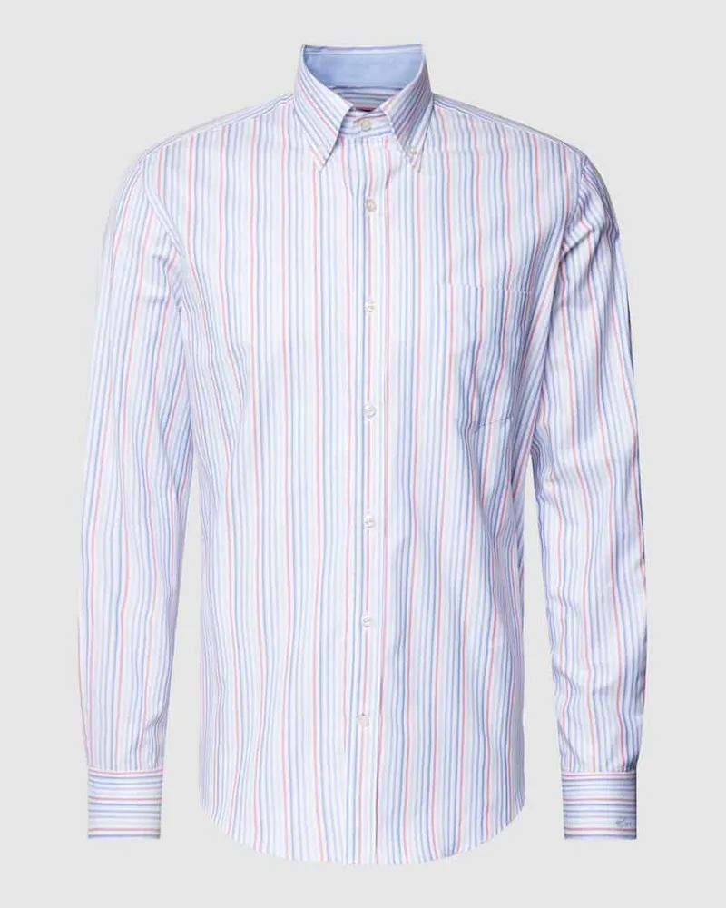 Paul & Shark Slim Fit Freizeithemd mit Streifenmuster Weiss
