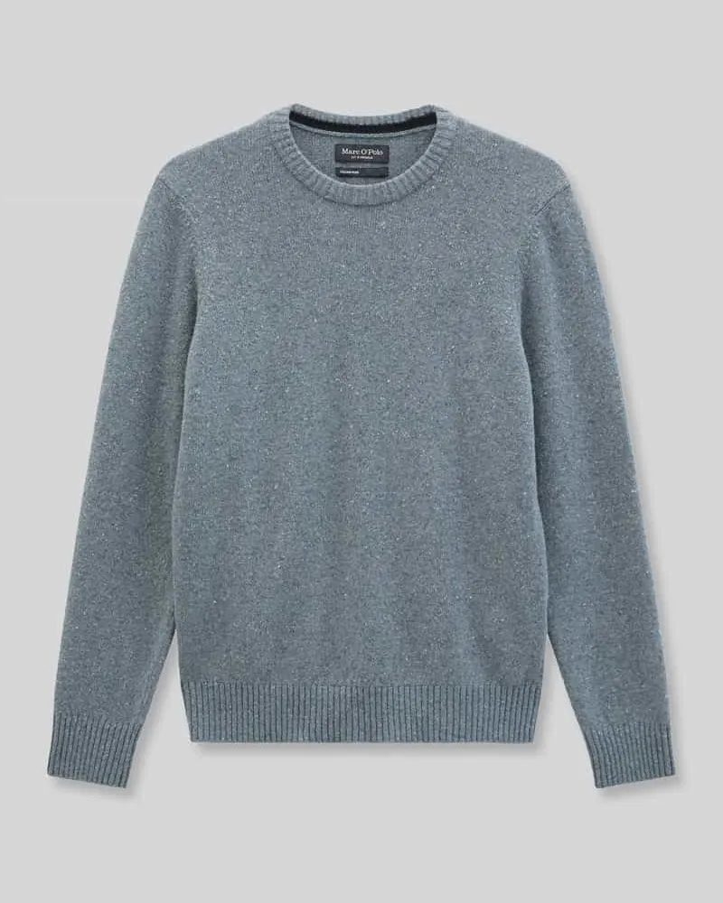 Marc O'Polo Pullover mit Logo-Detail Eisblau