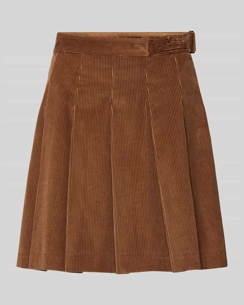 Max Mara Minirock mit Bundfalten Hazel