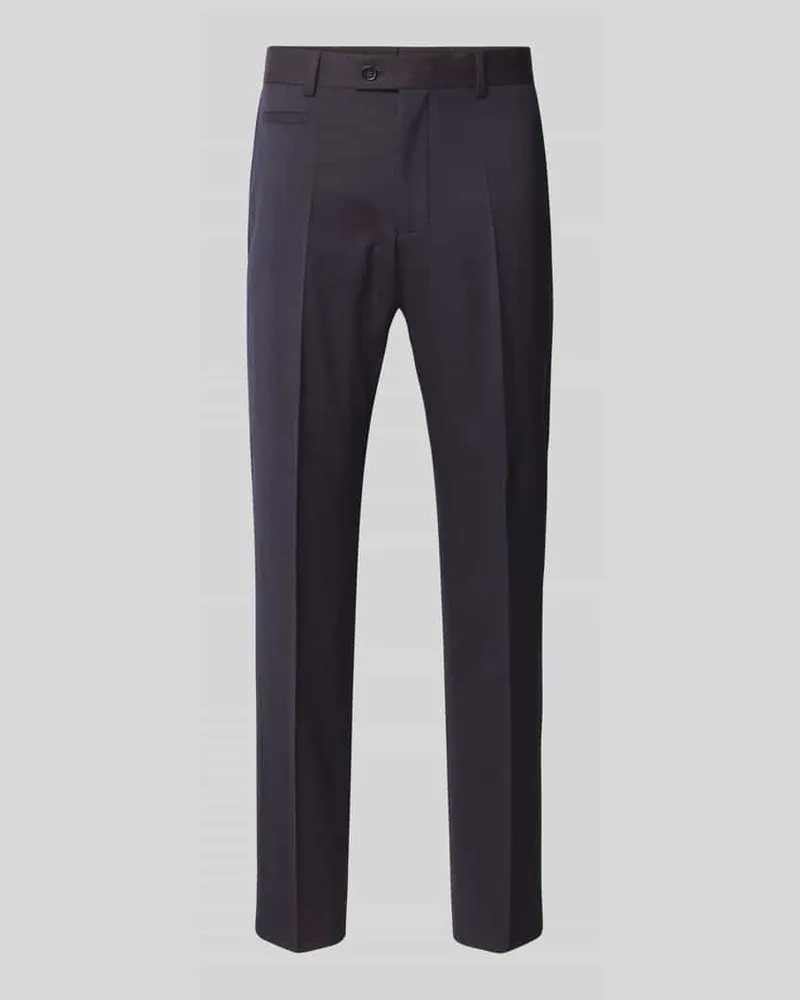 Strellson Regular Fit Anzughose mit Woll-Anteil Modell 'MARUY Pflaume