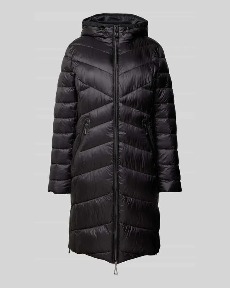 Gil Bret Steppmantel mit Reißverschlusstaschen Black