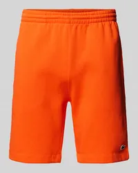 Lacoste Sweatshorts mit elastischem Bund Orange