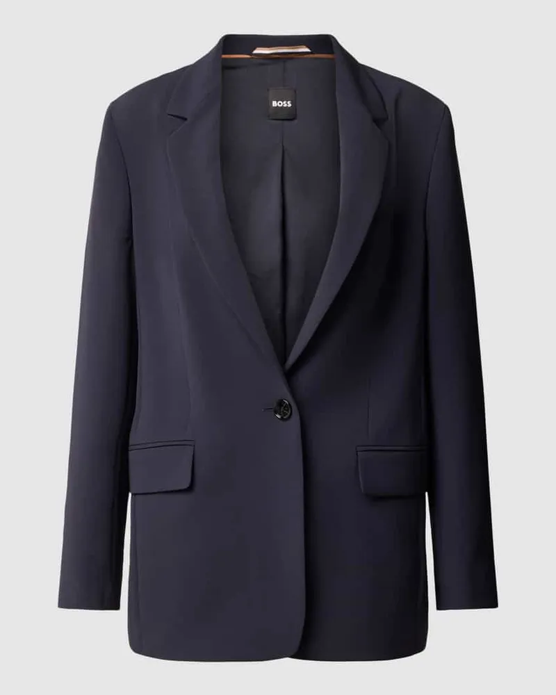 HUGO BOSS Blazer mit Pattentaschen Modell 'Jocaluah Dunkelblau