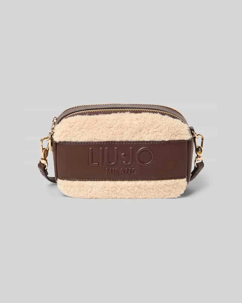 Liu Jo Umhängetasche mit Teddyfell Beige