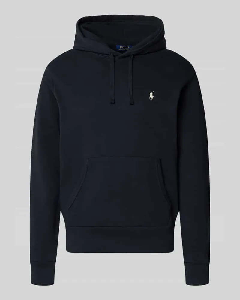 Ralph Lauren Relaxed Fit Hoodie aus reiner Baumwolle Black