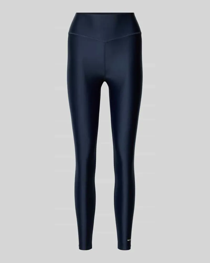P.E. NATION High Rise Leggings mit Logo Dunkelblau