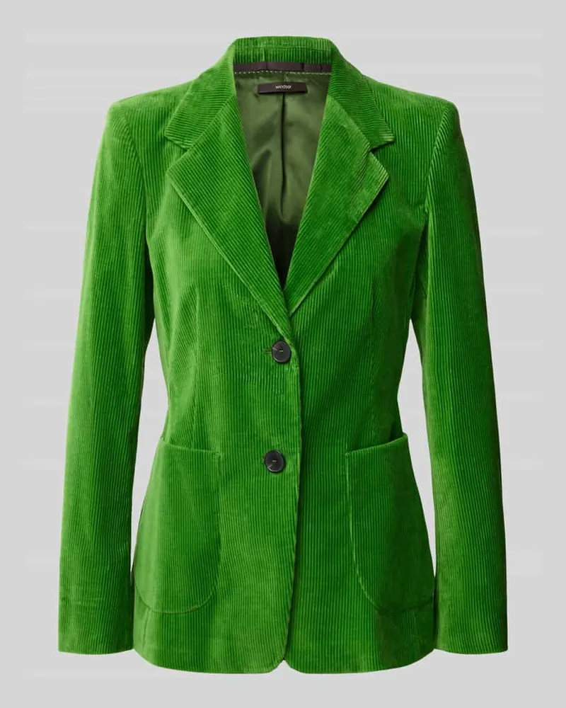 windsor. Cordblazer mit Reverskragen und Eingrifftaschen Grass