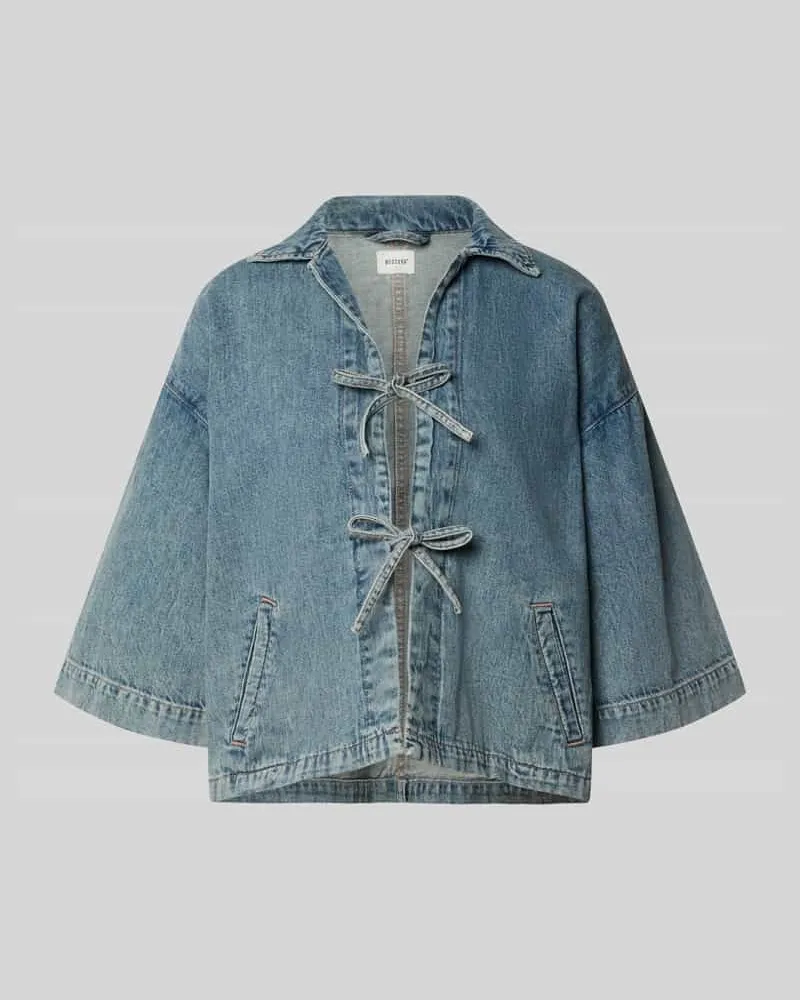 Mustang Jeansjacke mit Kimonoärmeln Modell 'ZOE Jeansblau