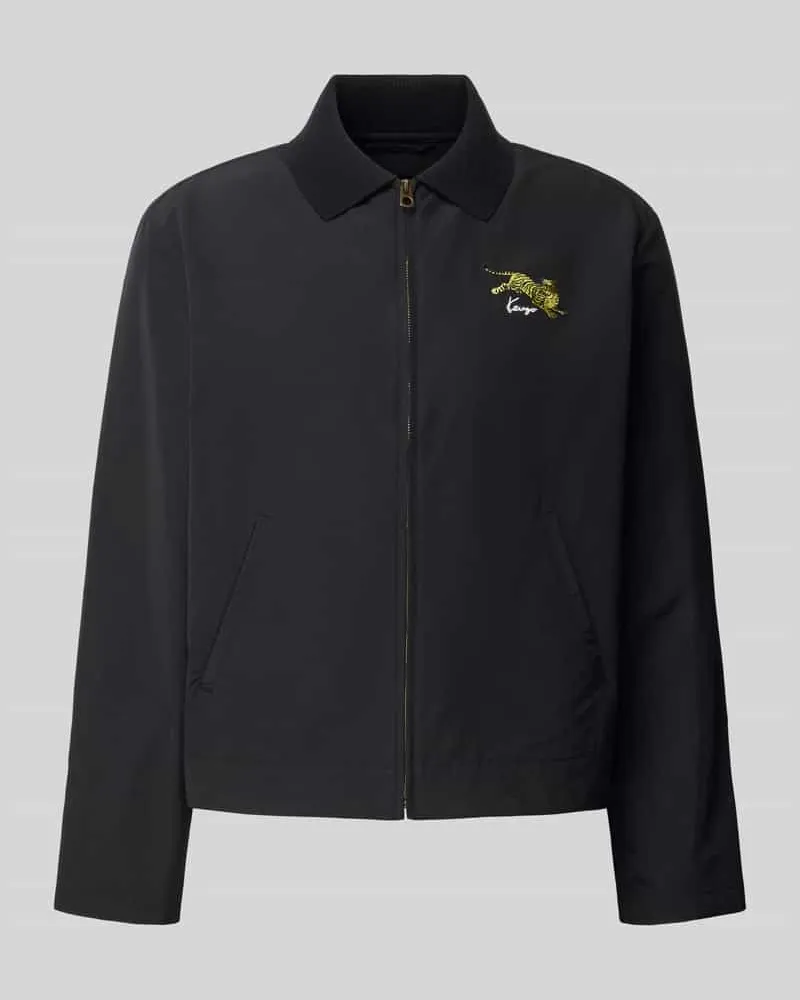 Kenzo Blouson aus Baumwoll-Mix Black