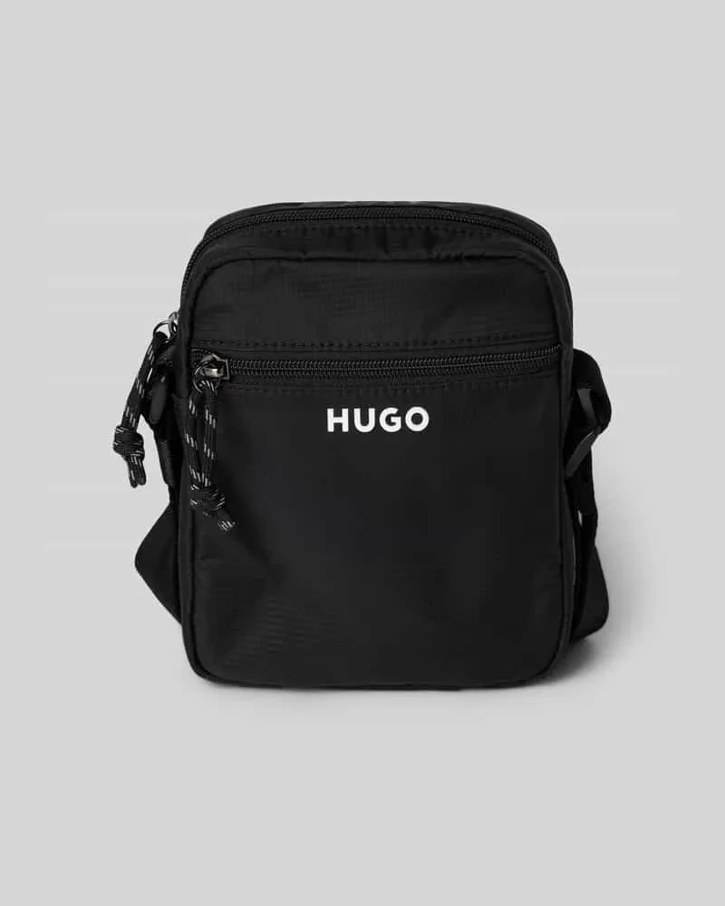 HUGO BOSS Umhängetasche mit Logo-Detail Black
